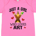 thumbnail image 4 of Inktastic Artist Just A Girl Who Loves Art Girls Baby Bodysuit, 4 of 5