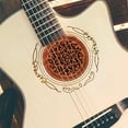 thumbnail image 4 of Guitar Soundhole Cover Light Weight Decorative Reduces Feedback and Noise Essential Guitar Accessory A,1 x Soundhole Cover, 4 of 7