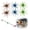 6-piece mixed pack 2, variant on BARMOTU 6Pcs Fuzzy Dice Fishing Lure for Bass Fishing, Soft TPR Creature Bait, Floating Soft Plastic Lures with Reflective Glitter, Lifelike Breathing Action for Freshwater & Saltwater