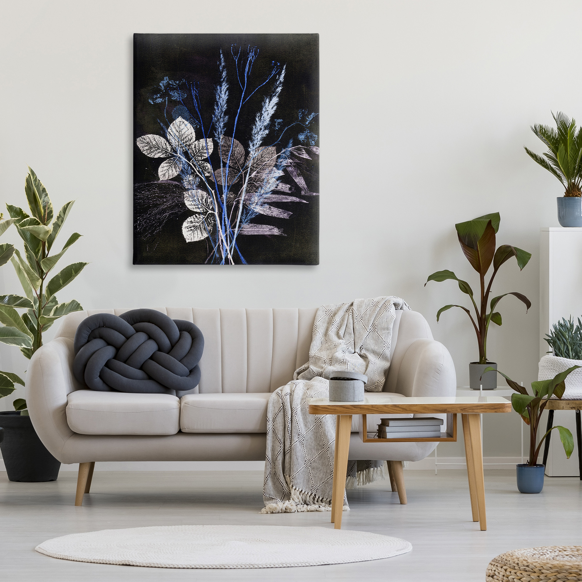 Stupell Industries Forest Botanical Impressions Botanical & Floral Painting Gallery Wrapped Canvas Art Print Wall Art, 36 x 48