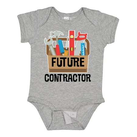 

Inktastic Construction Future Contractor Gift Baby Boy or Baby Girl Bodysuit