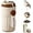 brown, variant on Intelligent Temperature Display Travel Mug, Stainless Steel Vacuum Insulated Thermal Bottle. Leak-Proof Portable Cup with Lid for Coffee, Tea, Hot & Cold Drinks. Ideal for Car, Office, Outdoor 450ml