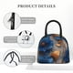 thumbnail image 4 of Disketp Elegant Blue Gold Blooms Bolsa Térmica para Almuerzo, Lonchera con Abertura Amplia y Gran Capacidad, Organizador Reutilizable para Mujeres, Hombres y Adultos, 4 of 6
