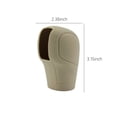 thumbnail image 4 of Universal Car Gear Shifter Knob Cover | Elastic Anti-Slip Protector for Automatic Models | 3.15x2.36 Inch | Black, Red, Blue & More, 4 of 7