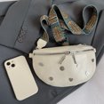 thumbnail image 3 of Bolso Pecho Mujer Ligero Crossbody Turismo Senderismo Camping Blanco, 3 of 8