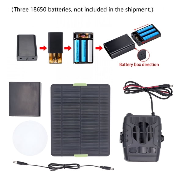 HIBIBUD Solar Power Heater Compact Size For Outdoor Heating In Greenhouses And Pet House