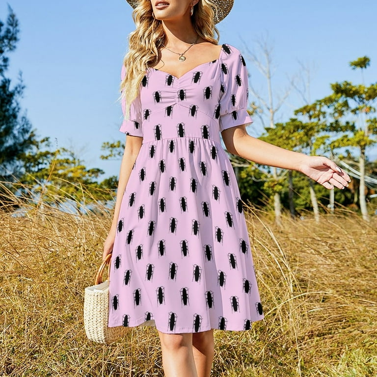 pink roach dress Lovelust Loves: That girl's got roaches in her hair!