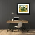 thumbnail image 4 of Robert Delaunay 24x20 Black Modern Framed Museum Art Print Titled - Unfinished Landscape, 4 of 5