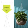thumbnail image 4 of Cadena colgante para colgar plantas RIFNY 50 cm plateada (5 unidades), 4 of 7