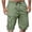 #251-Green, variant on Men's Athletic Cargo Shorts with Multi-Pockets, Drawstring Elastic Waist, and Comfortable Breathable Fit for Summer Gift