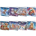 thumbnail image 1 of Tarjeta Deseos Diarios Diamantes Pintura DIY 8 Piezas Animal para Adultos Y, 1 of 9