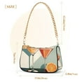 thumbnail image 3 of FORMRS Womens Shoulder Bag with Chain Strap Clutch Purse Cute Tote Handbag, Mid Century Orange Juice, 3 of 7