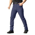thumbnail image 2 of Ceisia Mens Multi Pocket Belted Tactical Cargo Pants Quick Dry Waterproof Straight Leg Outdoor Workwear Pants for Men Blue L Gifts for Father, 2 of 8
