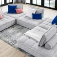 thumbnail image 3 of Modway Saunter 5-Piece Tufted Fabric Fabric Sectional Sofa, 3 of 9
