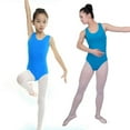 thumbnail image 2 of Kids Dance Gymnastics Leotard Skirt Tutu Dress Stretch Bodysuit Girls Ballet Clothes, 2 of 6