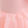 thumbnail image 6 of Spazoro Kids Girls Dresses, Round Neck Fashion Solid Color Puff Sleeve Princess Dress for Child Girls Pink Size 3-4T, 6 of 9