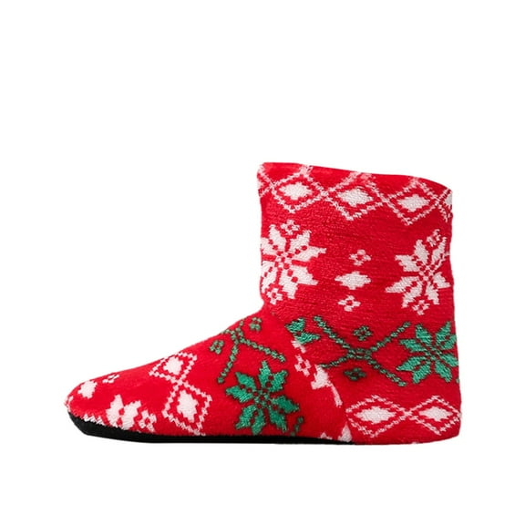 Christmas Slippers House Shoes for Women Fluffy Soft Cozy Bedroom Cartoon Plush Cute Slippers for Indoor Outdoor Use