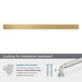 thumbnail image 4 of Amerock Ladera 18 inch (457mm) Center-to-Center Rectangle Champagne Bronze Appliance Pull Backplate, 4 of 6