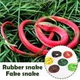 thumbnail image 2 of Realistic Rubber Snakes Trick Toy Simulation Snake NEW Small Rubber Whimsy .AU X1L5, 2 of 9