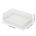 thumbnail image 5 of Shoreew Butter Keeper Butter Stick Holder with Transparent Lid Butter Dish for Refrigerator BPA-Free Butter Storage Rack for Cheese Margarine, 5 of 7