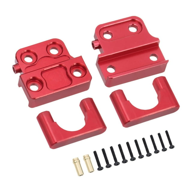 HILABEE Rear Axle Spring Plate Fixing Seat Parts Easy to Install Accessories DIY Modified Tie Rod Replace Parts for MN82S 1/12 RC Car Red
