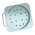 thumbnail image 4 of Flower Rolling Plant Stand with Wheels Movable Tray Flower Pot Rack Holder L Blue, 4 of 8