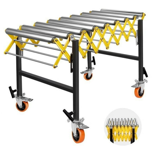 660lbs Adjustable Conveyor Roller, Flexable Gravity Conveyor Roller, Portable Expandable Roller Conveyor, for Warehouses, Factory Workshops & Logistics