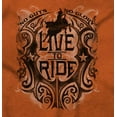 thumbnail image 2 of Live Ride Rodeo American Cowboy Men's Graphic T Shirt Tees Brisco Brands 2X, 2 of 5