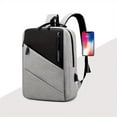 thumbnail image 3 of Laptop Backpack With USB Charging Port Waterproof Large Capacity Travel Backpack Reflective Design Backpack, 3 of 5