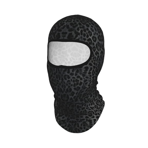 Sun Protection Full Head Face Mask Cheetah Black Leopard Balaclava Ski Mask For Men Women Skiing Cycling