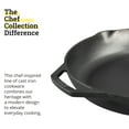 thumbnail image 5 of Lodge Chef Collection 14” Seasoned Cast Iron Skillet, Black, 5 of 7