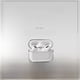 thumbnail image 4 of Adecuado para Airpods Estuche transparente para auriculares de 1/2 generación Estuche para auriculares Bluetooth de Apple de 3 generación Estuche para auriculares Estuche protector Pro, 4 of 6
