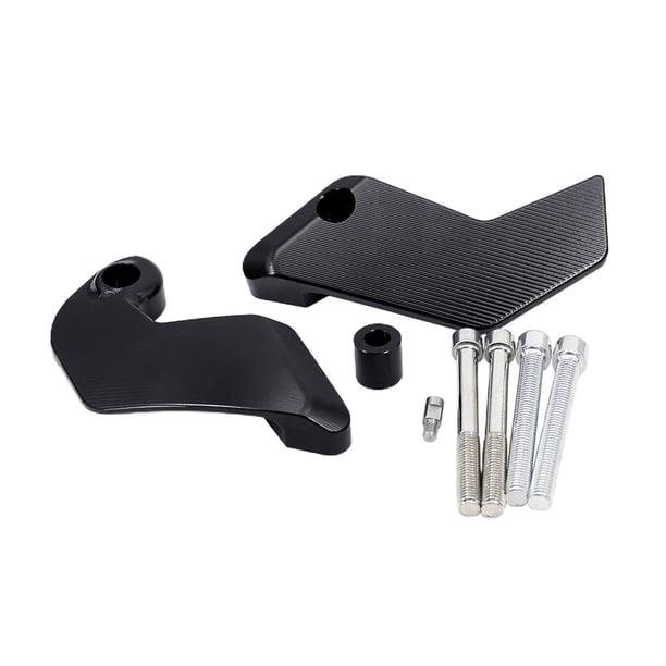 Deslizadores de m de almohadilla de choque de motor aptos para BMW S1000 Negro Baoblaze Almohadilla de choque del motor
