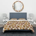 thumbnail image 2 of Designart 'Pine Cones Pattern' Modern & Contemporary Duvet Cover Set, 2 of 4
