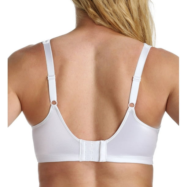 Women's Playtex 4912 18 Hour Undercover Slimming Wirefree Bra (White 38C)
