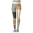 thumbnail image 4 of WILLBEST Leggings de Yoga Estampados Para Mujer, de Cintura Alta, Para Entrenamiento, Correr, Deportes, Cómodos, Elásticos, Con Control de Fitness Mediana, 4 of 4