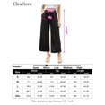 thumbnail image 5 of Women's Wide Leg Pants Elastic High Waisted Palazzo Pants With Pockets Tie Casual Summer Pants, 5 of 5
