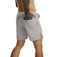 thumbnail image 7 of ilfioreemio Men's 2 in 1 Running Shorts Quick Dry Athletic Shorts with Liner, Workout Shorts with Zip Pockets and Towel Loop, 7 of 7