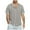 Gray, variant on Shirts for Men 2025 Plus Size Fashion Casual V-neck Sleeve Pullover Breathable Shirt Blouse