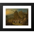 thumbnail image 2 of Franz Christoph Janneck 24x19 Black Modern Framed Museum Art Print Titled - Fair (1730), 2 of 5