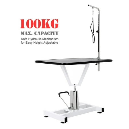Ikayaa 36 Adjule Hydraulic Pet Dog Grooming Table W Arm Ikayaa 36 Adjule Hydraulic Pet Dog Grooming Table W Arm Noose 360