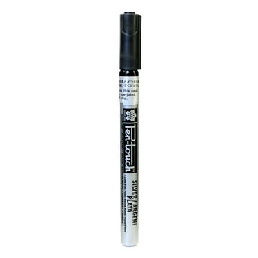 Pen-Touch Marker 1.0 mm fine, silver (pack of 4)