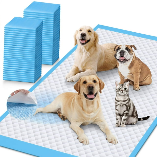 Empapadores para entrenamiento de perros iweepet 94 x 137 cm súper absorbentes, 30 piezas