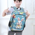 thumbnail image 6 of FORMRS School Backpack 17" Student Travel Bag with Laptop Compartment, Easter Bunny Pattern, 6 of 7