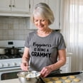 thumbnail image 5 of Womens Happiness Is Being a Grammy Funny T shirt Gift Grandmother for Grandma Womens Graphic Tees, 5 of 7