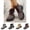 Red, variant on LTTVQM Rhinestone Combat Boots Womens Platform Chunky Heel Lug Sole Lace Up Ankle Boots Anti-Skid Casual Comfortable Fall Winter Outdoor Walking Boots Red 36(US-5.5)