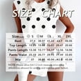 thumbnail image 6 of Morttic Women's Polka Dot 2 Piece Outfit – Sleeveless Crew Neck Tank Top & Side Slit Skort Set Summer Casual for Daily Wear Black，M, 6 of 6