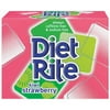 DR PEPPER/SEVEN UP Diet Rite Flavored Soda, 12 ea