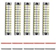 thumbnail image 1 of 10 piezas (5 juegos) -5 piezas 600 V 15 A 12 posiciones Terminal de tornillo de doble fila, 1 of 8