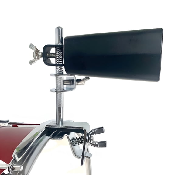 QAYOZ 6/7/8 Inches Jazz Drum Cowbell Professional Crisp Sound Percussion Instrument Drum Kit Cowbell Replacement for Performance